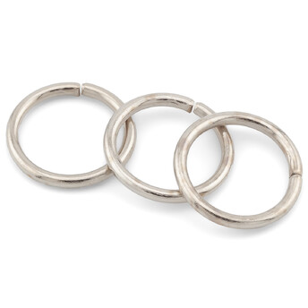 Соединительное кольцо одинарное 14х1,4 мм +-40 шт. Платина 19г