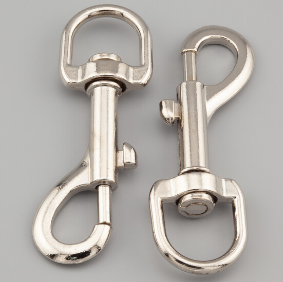 Карабин Собачий 83х28 мм Ø 19 мм 1 шт. Платина