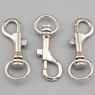 Карабин Собачий 72х27 мм Ø 18 мм 1 шт. Платина