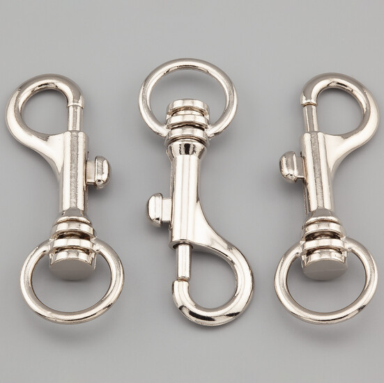 Карабин Собачий 72х27 мм Ø 18 мм 1 шт. Платина