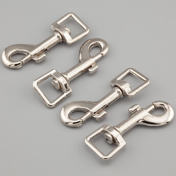 Карабин Собачий 54х21 мм Ø 12 мм 1 шт. Платина