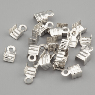 Окончание зажим для шнуров 3х6 мм Платина +-200 шт.