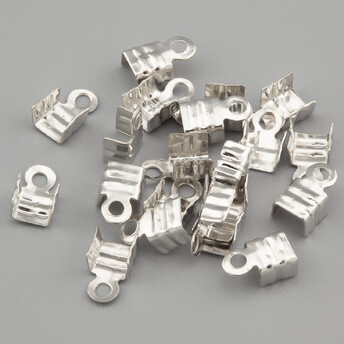 Окончание зажим для шнуров 3х6 мм Платина +-200 шт.