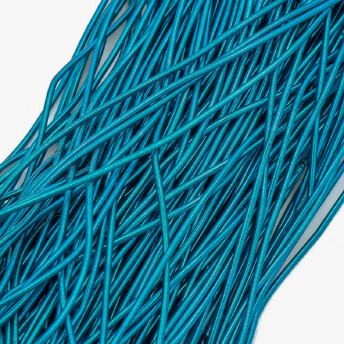 Канитель гладкая глянцевая 1 мм 5 г Аквамарин