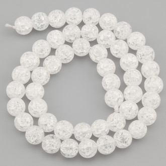 Горный хрусталь Битый бусины из камня 4 мм +-37 см 1 шт.