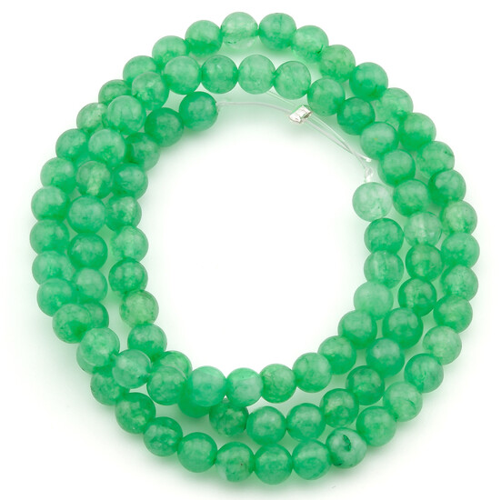 Нефрит бусины из камня 4 мм +-37 см 1 шт.