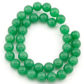 Нефрит бусины из камня 10 мм +-37 см 1 шт.