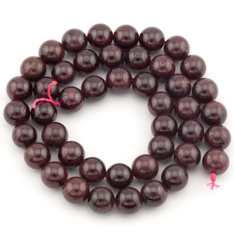 Гранат бусины из камня 9 мм +-37 см 1 шт.