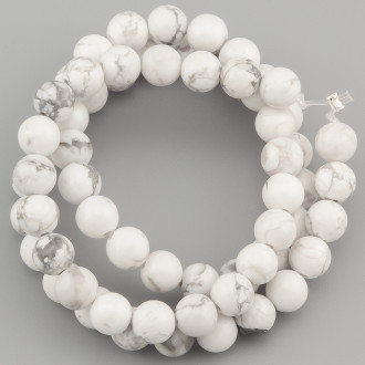 Кахолонг бусины из камня 4 мм +-37 см 1 шт.