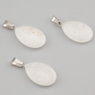 Кулон капля Кварц 16х6х34 мм 1 шт.