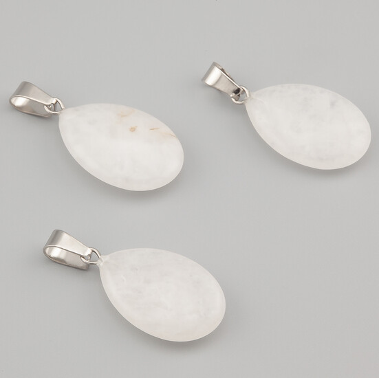 Кулон капля Кварц 16х6х34 мм 1 шт.