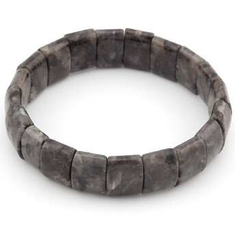 Браслет прямоугольное звено Лабрадор 15х10х6 мм 20 см 1 шт.