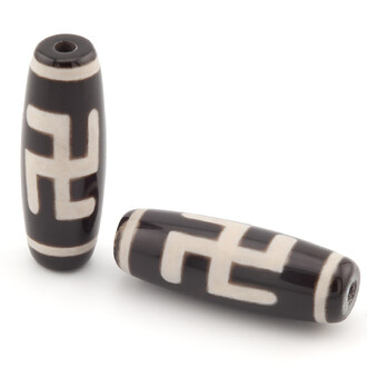 Бусина Дзи Хо Ту 30х10 мм 1 шт. (защищает от трудностей и неприятностей