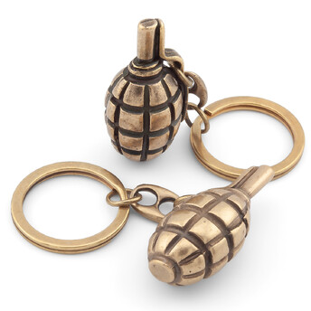 Брелок Граната большая 37х19 мм 1 шт. Бронза