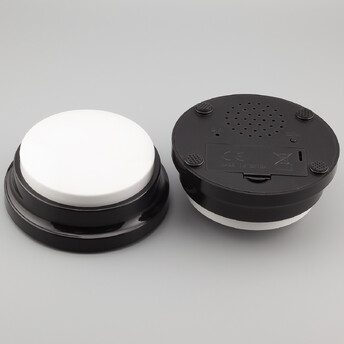 Голосовая интерактивная кнопка для собак с функцией записи 9х4,5 см 1 шт. Белый