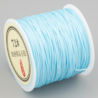 Шнур нейлоновый Шамбала 0,8 мм +-50 м Небесный