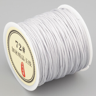 Шнур нейлоновий Шамбала 0,8 мм +-50 м Сріблястий