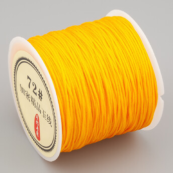 Шнур нейлоновый Шамбала 0,8 мм +-50 м Золотистый