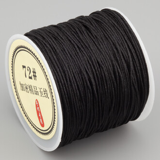 Шнур нейлоновый Шамбала 0,8 мм +-50 м Черный