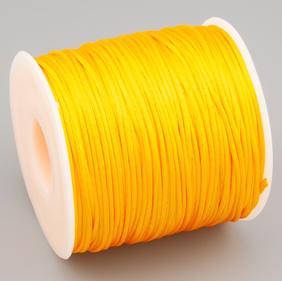 Шнур атласный Шамбала 1,5 мм +-70 м Золотистый