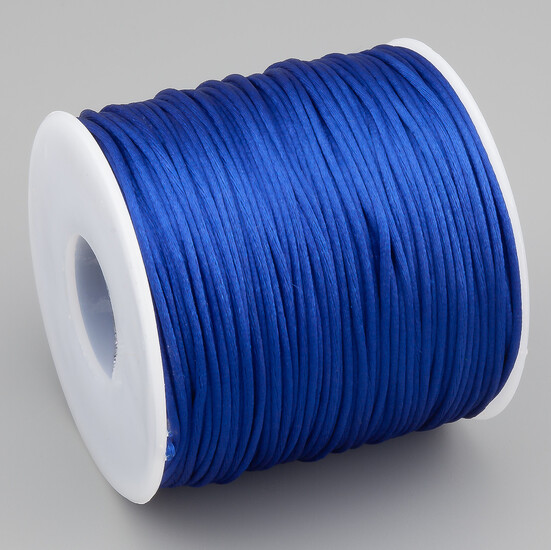 Шнур атласный Шамбала 1,5 мм +-70 м Синий