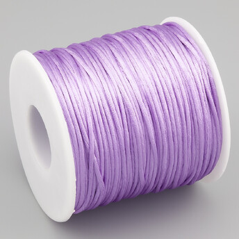 Шнур атласный Шамбала 1,5 мм +-70 м Сиреневый
