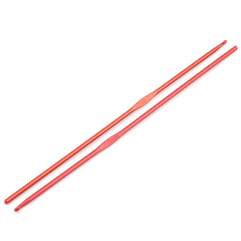 Крючок для вязания алюминиевый 2 мм 1 шт. Красный