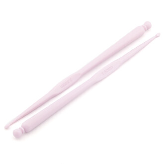 Крючок для вязания пластиковый 2,5 мм 1 шт. Сиреневый