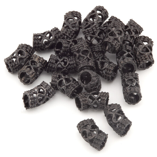 Проставка разделитель нержавеющая сталь 10х5,5 мм Ø 3,5 мм 5 шт. Черный