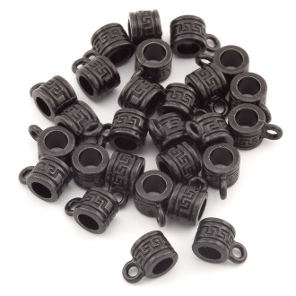 Бейл нержавеющая сталь 5х9 мм Ø 4 мм 5 шт. Черный