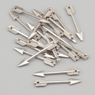 Подвеска Стрела нержавеющая сталь 29х4,8 мм 5 шт. Платина