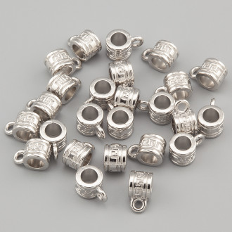 Бейл нержавеющая сталь 5х9 мм Ø 4 мм 5 шт. Платина