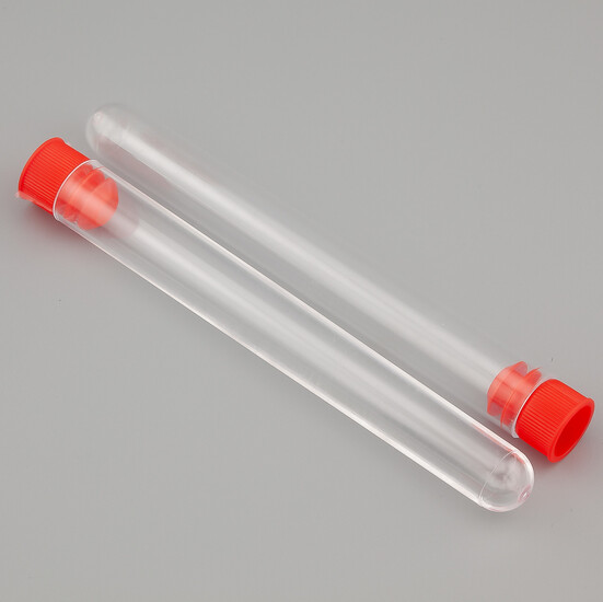 Колба пластиковая футляр для иголок 10,8х1,25 см 1 шт. Прозрачный