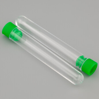 Колба пластиковая футляр для иголок 8,3х1,2 см 1 шт. Прозрачный