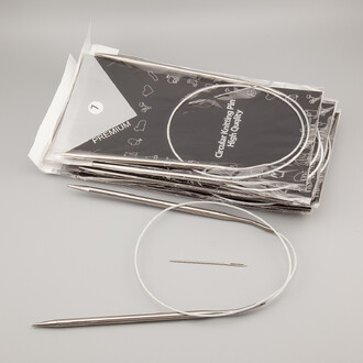 Набор спиц с иголками 11 размеров №6-16 длина +-65 см