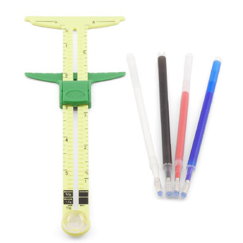 Мультифункциональная линейка для припусков + 4 высокотемпературные ручки 17,4х6,4 см