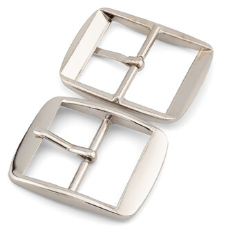 Пряжка прямоугольная Ø 33х31х6,5 мм 1 шт. Платина