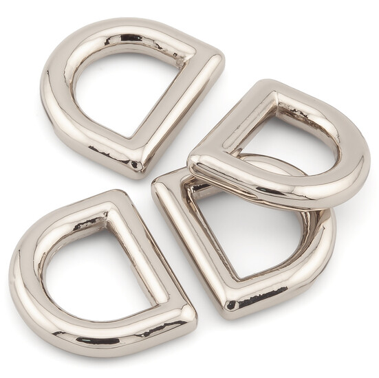 Полукольцо литое 23,6х20,5х4 мм Ø 15,6х12,7 мм 1 шт. Платина