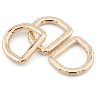 Полукольцо литое 28х24,5х4 мм Ø 19х15,5 мм 1 шт. Золото