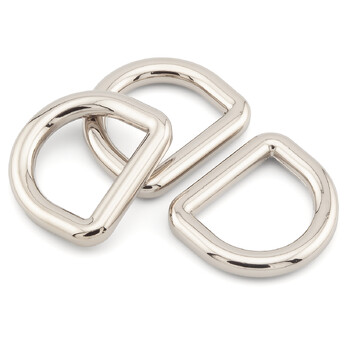 Полукольцо литое 33х23,5х4 мм Ø 25х15,5 мм 1 шт. Платина