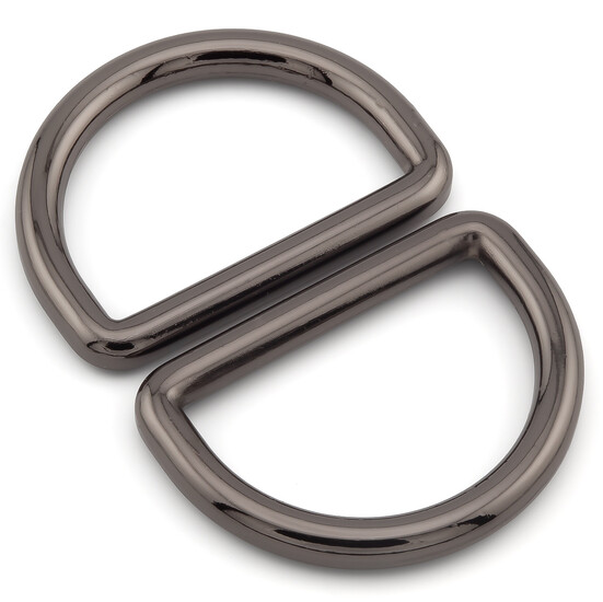 Полукольцо литое 48,7х35,8х5,4 мм Ø 37,8х25 мм 1 шт. Черный Никель