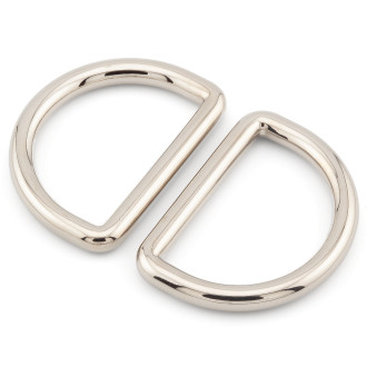 Полукольцо литое 34х26,7х4,2 мм Ø 25х18 мм 1 шт. Платина