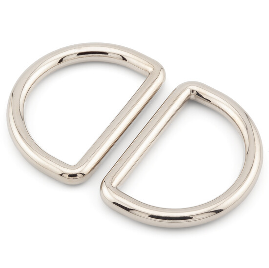 Полукольцо литое 34х26,7х4,2 мм Ø 25х18 мм 1 шт. Платина