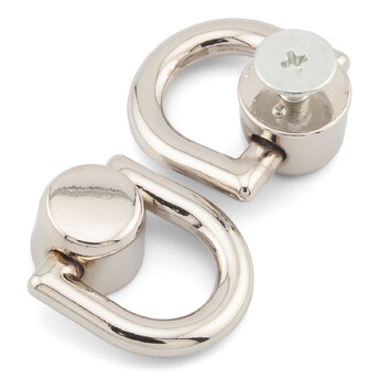 Винт с полукольцом 21х18х8 мм 2 шт. Платина