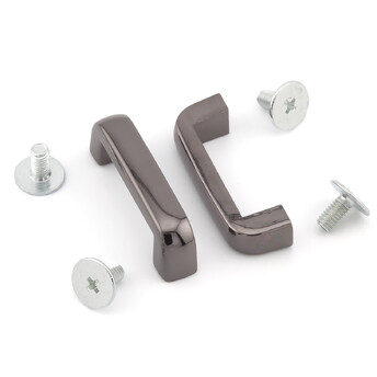 Петелька для замка сумки Эрмес 28х5,9х9,5 мм Ø 19 мм 1 шт. Черный Никель