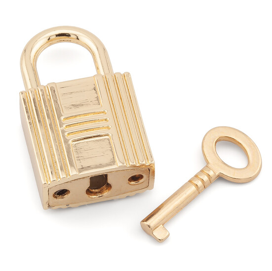 Замок для сумки Эрмес комплект 7 деталей 35х46х47 мм Золото
