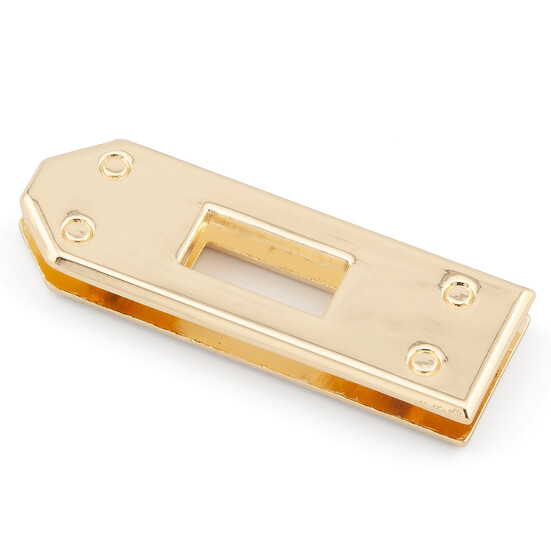 Замок для сумки Эрмес комплект 7 деталей 35х46х47 мм Золото