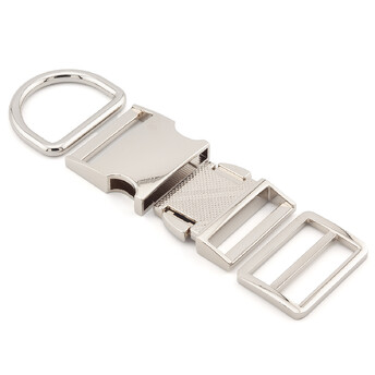 Набор из 3-ох Перетяжка Фастекс Полукольцо Ø 25 мм Платина