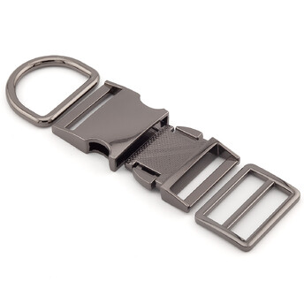 Набор из 3-ох Перетяжка Фастекс Полукольцо Ø 25 мм Черный Никель