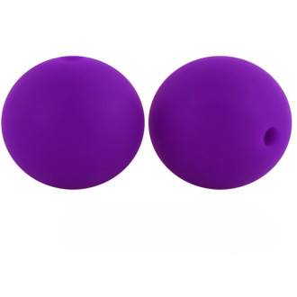 Бусина Шар силиконовая для грызунков 15 мм Ø 2 мм 10 шт. Фиолетовый